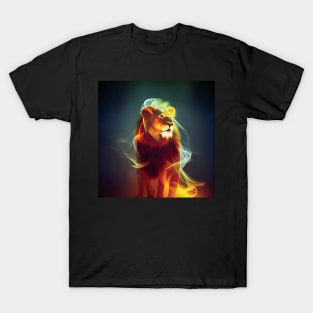 Majestic Lion with glowing aura T-Shirt